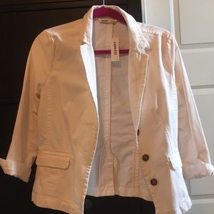 Old Navy White Blazer NWT
